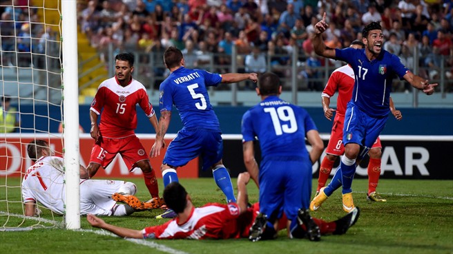 Debut, Graziano Pelle Bawa Italia Kalahkan Malta<!--idunk-->Kualifikasi Piala Eropa 2016