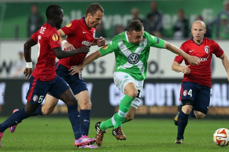 HIGHLIGHT: Wolfsburg Kontra Lille Sama Kuat <!--idunk--> Liga Europa Grup H